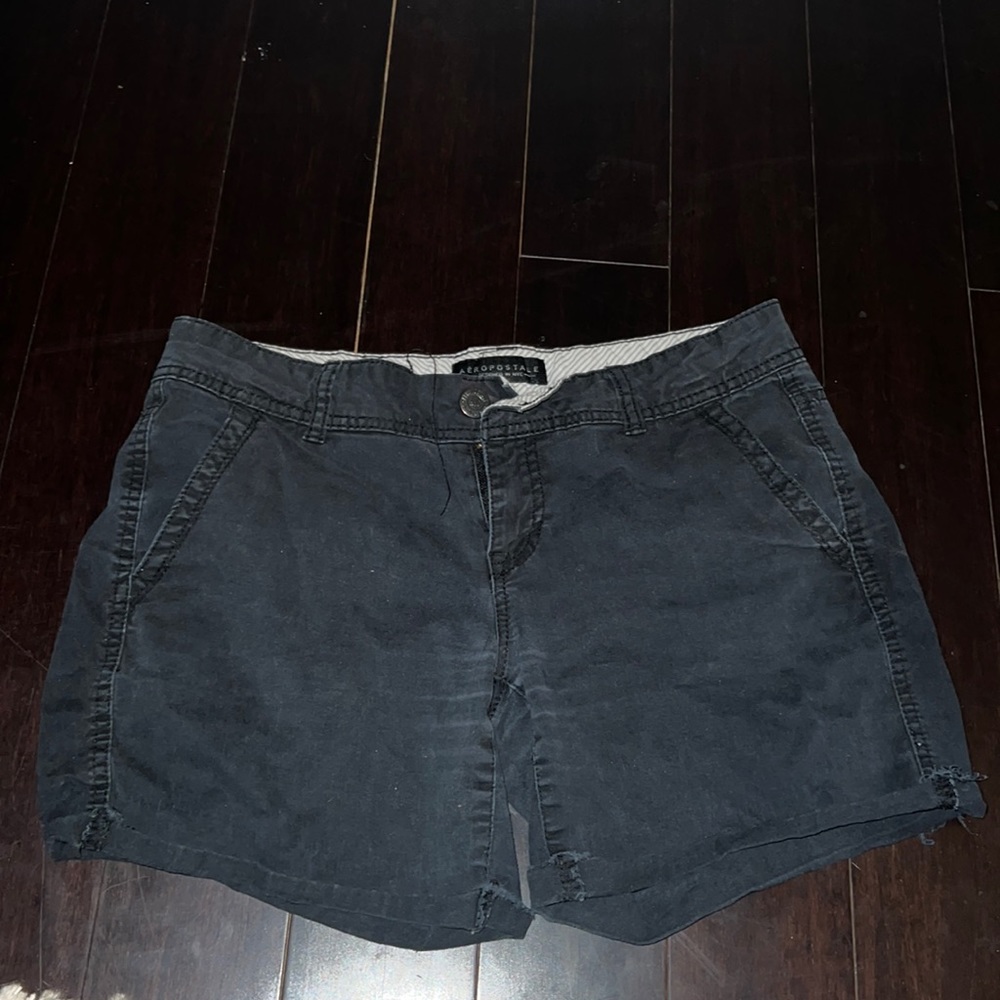 Aeropostale Black Jean Shorts